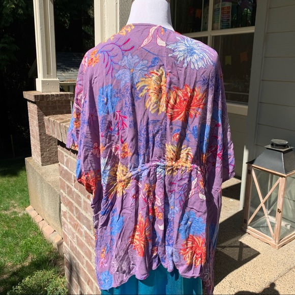 EN CREME, floral, kimono wrap!! - Picture 4 of 12